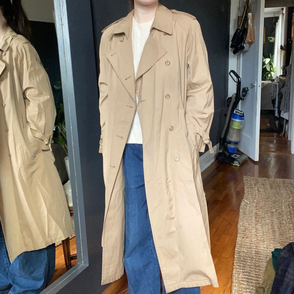 London Fog Tan Trench Coat